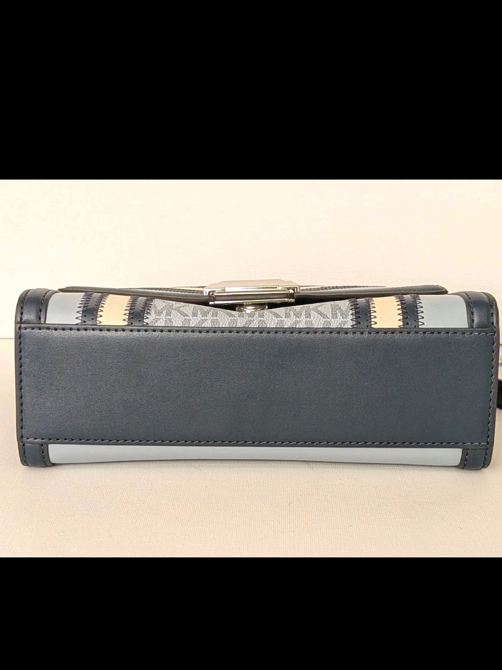 Whitney Medium Color-Block and Signature Logo Shoulder Bag - Picture 16 of 16